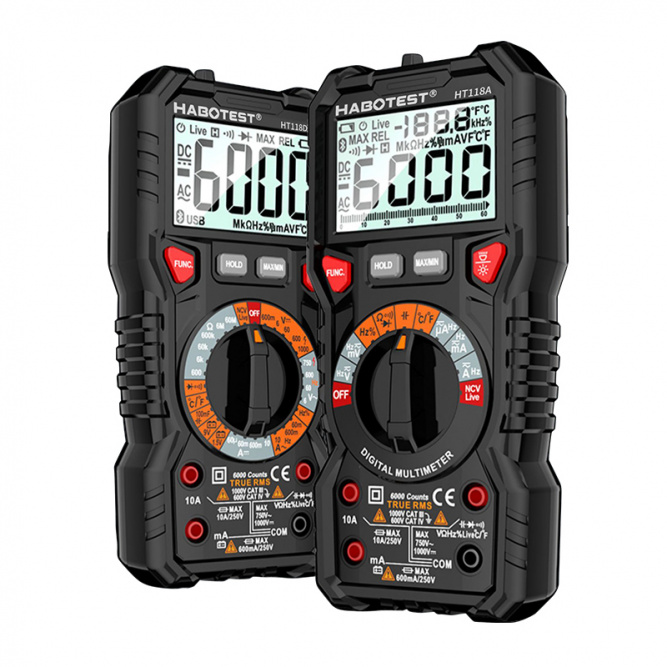 Цифровой мультиметр Habotest HT118A, True RMS