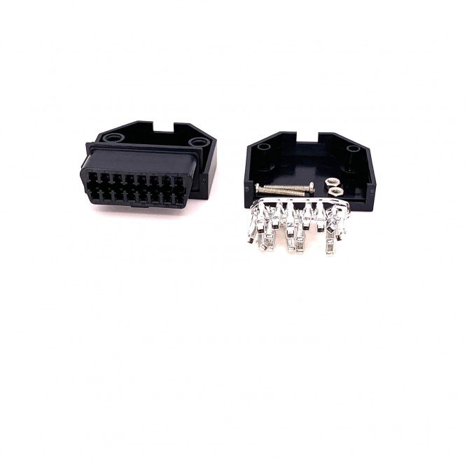 Штекер (разъем) OBD2 &amp;quot;мама&amp;quot; разборный