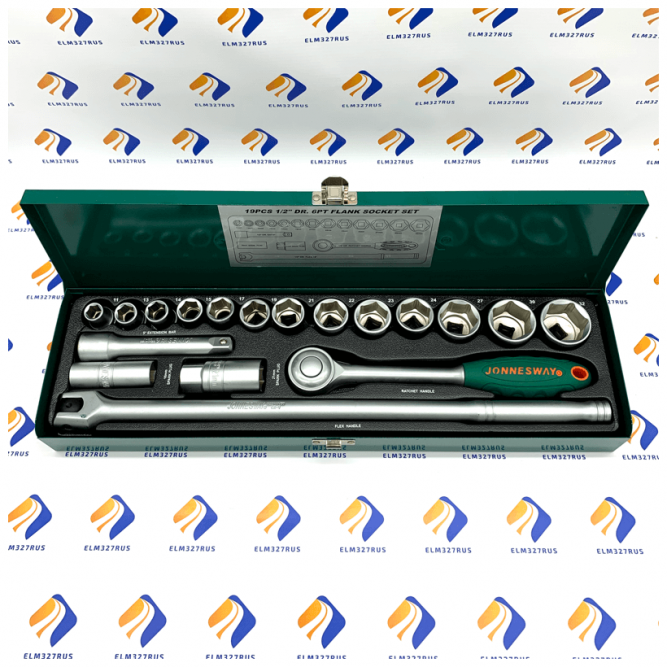 Набор головок торцевых Jonnesway S04H419S 1/2&amp;quot;DR, 11-32 мм, 19 предметов