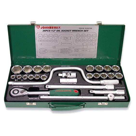 Набор головок торцевых Jonnesway S04H4726S 1/2&amp;quot;DR, 12-34 мм, 26 предметов
