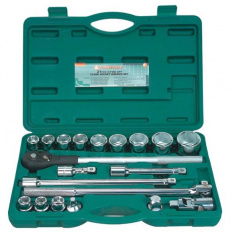 Набор головок торцевых Jonnesway S04H6121S 3/4&amp;quot;DR, 19-50 мм, 21 предмет