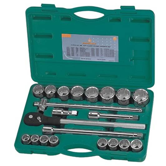 Набор головок торцевых дюймовых Jonnesway S04H6422S 3/4&amp;quot;DR, SAE 7/8&amp;quot;--2&amp;quot;, 22 предмета