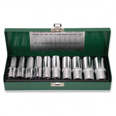 Набор головок торцевых глубоких Jonnesway S04HD411S 1/2&amp;quot;DR, 10-24 мм