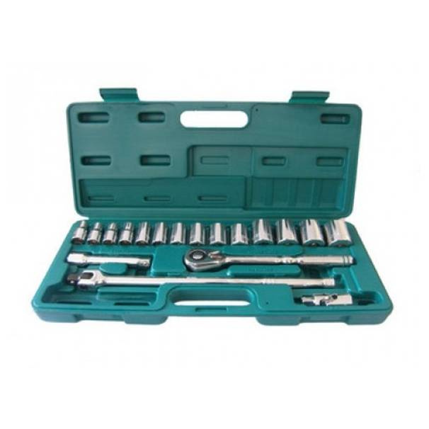 Набор головок торцевых дюймовых Jonnesway S05H4219S 1/2&amp;quot;DR, SAE 3/8&amp;quot;--1-1/4&amp;quot;, 19 предметов