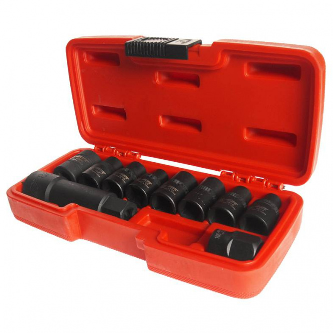 Набор головок специальных 1/2&amp;quot;, 3/8&amp;quot; 5-гранных и RIBE (10шт) JTC-4918S