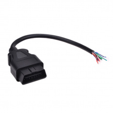Штекер OBD2 (папа) с проводом