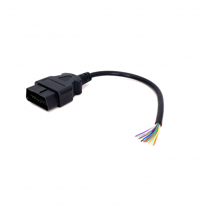 Штекер OBD2 (папа) с проводом