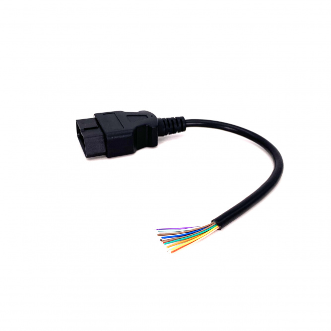 Штекер OBD2 (папа) с проводом