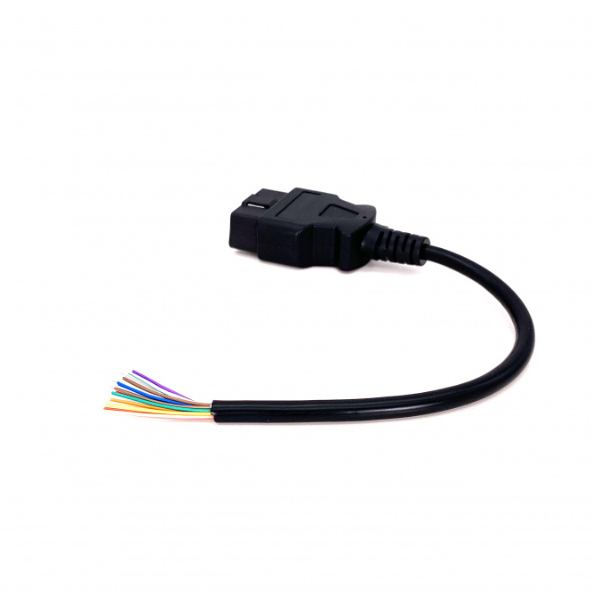 Штекер OBD2 (папа) с проводом