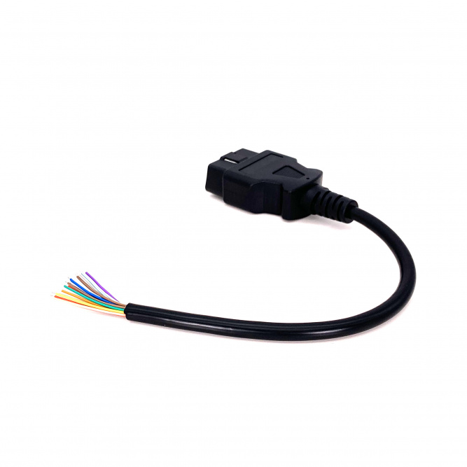 Штекер OBD2 (папа) с проводом