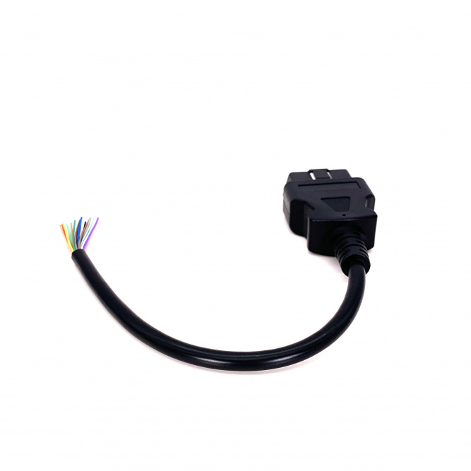 Штекер OBD2 (папа) с проводом