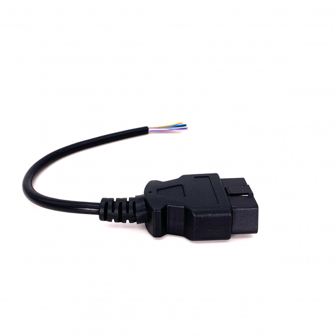 Штекер OBD2 (папа) с проводом