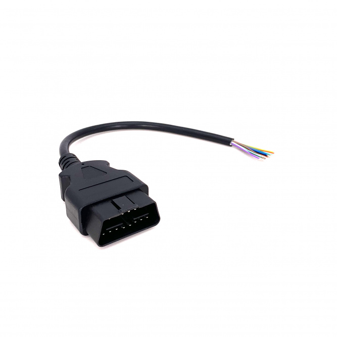 Штекер OBD2 (папа) с проводом