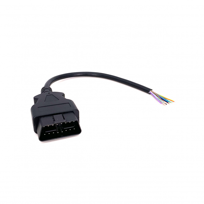 Штекер OBD2 (папа) с проводом
