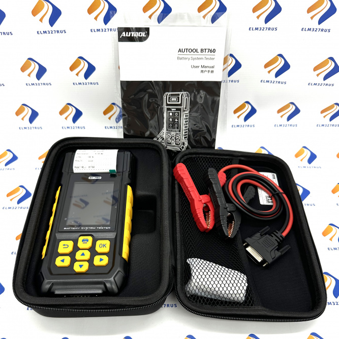 Тестер АКБ Autool BT-760 с термопринтером