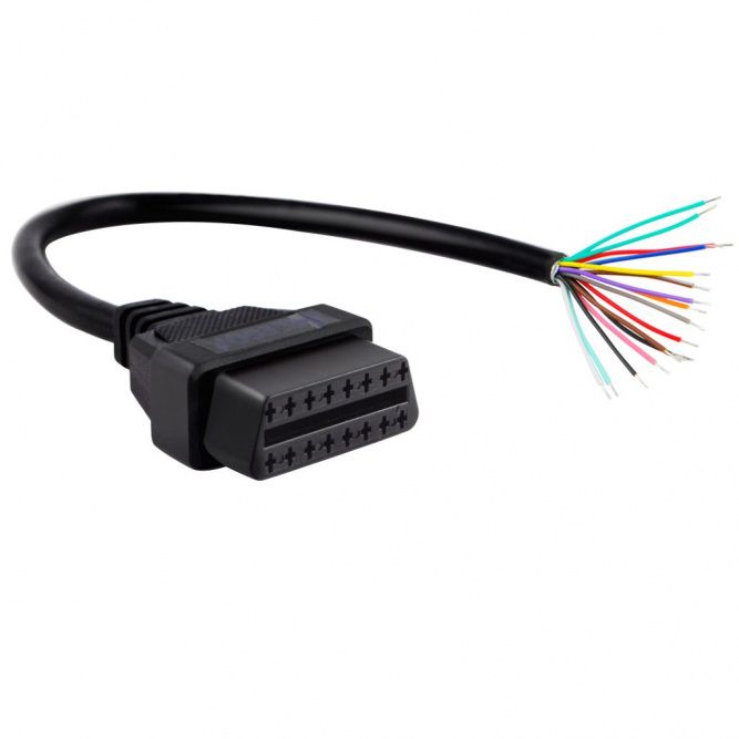 Разъём OBD2 (мама) с проводом