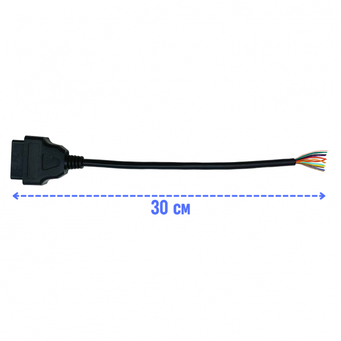 Разъём OBD2 (мама) с проводом