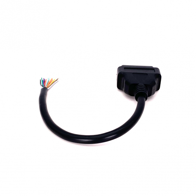 Разъём OBD2 (мама) с проводом