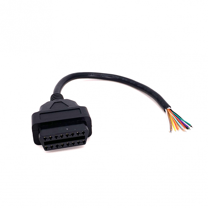 Разъём OBD2 (мама) с проводом