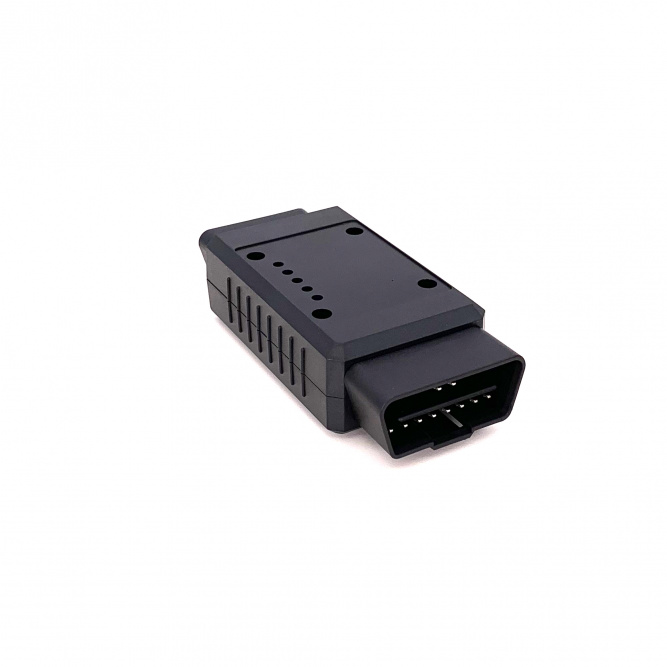 Корпус адаптера (переходника) OBD2 папа-мама с пинами разборный