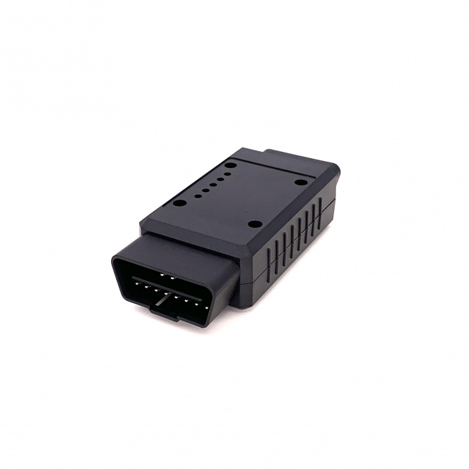Корпус адаптера (переходника) OBD2 папа-мама с пинами разборный