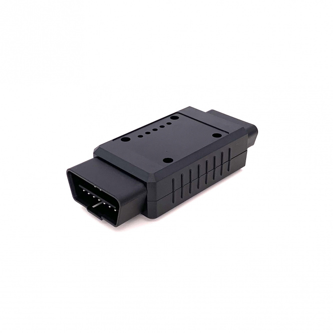 Корпус адаптера (переходника) OBD2 папа-мама с пинами разборный