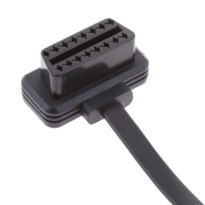 Удлинитель OBD2 60 см. с выключателем питания