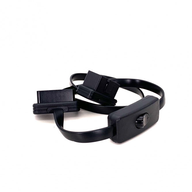 Удлинитель OBD2 60 см. с выключателем питания